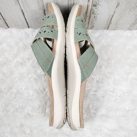 Earth Origins Sandra Slide Sandals Seafoam Size 8.5 - Picture 6 of 9